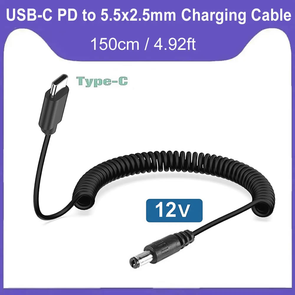 Outdoor Power Supply 12V - Кабель питания USB C на DC