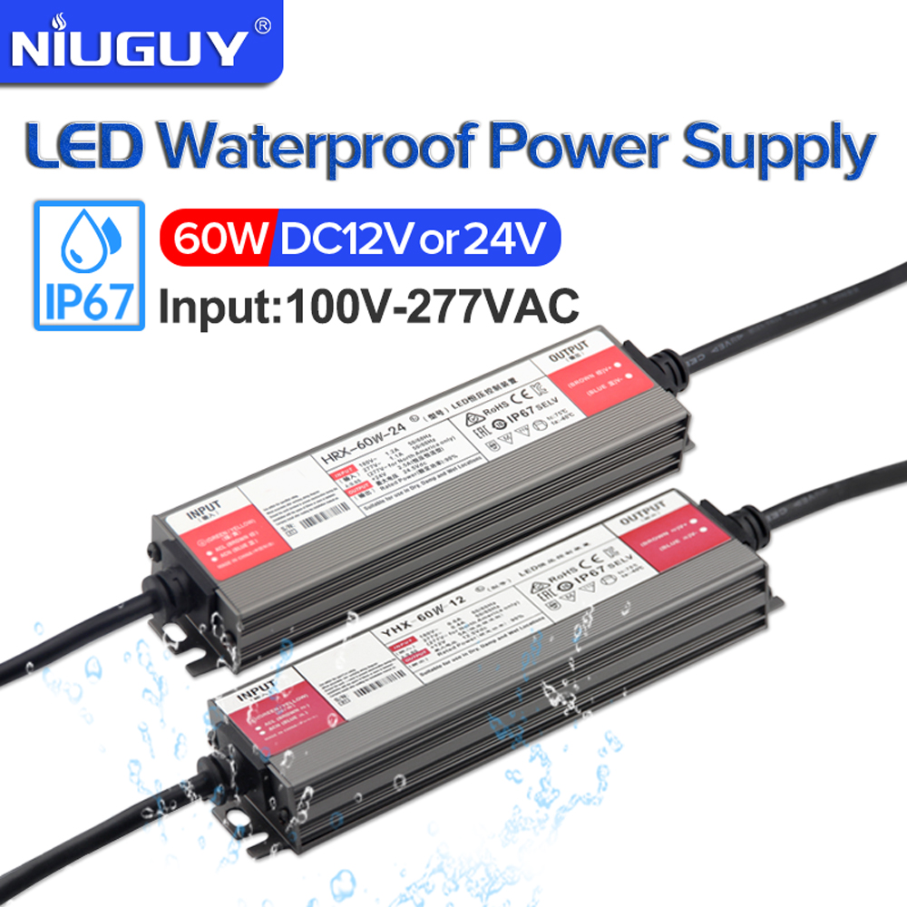 Outdoor Power Supply 12V - IP67 водонепроницаемый источник питания 60 Вт