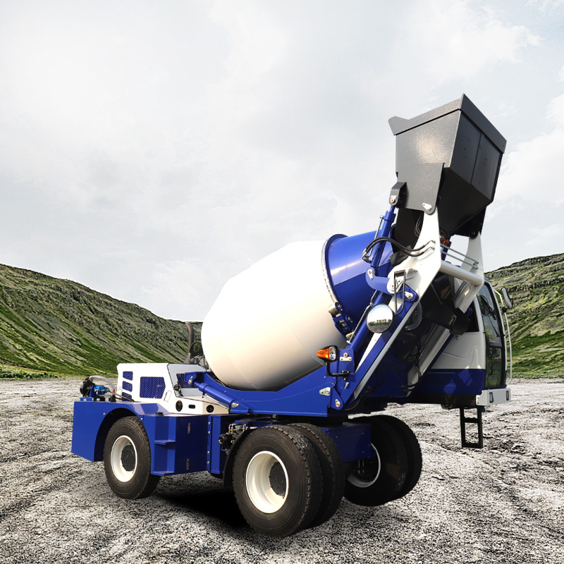 Concrete Mixer Small - EPA Полностью автоматический самозагрузочный бетономешалка для
