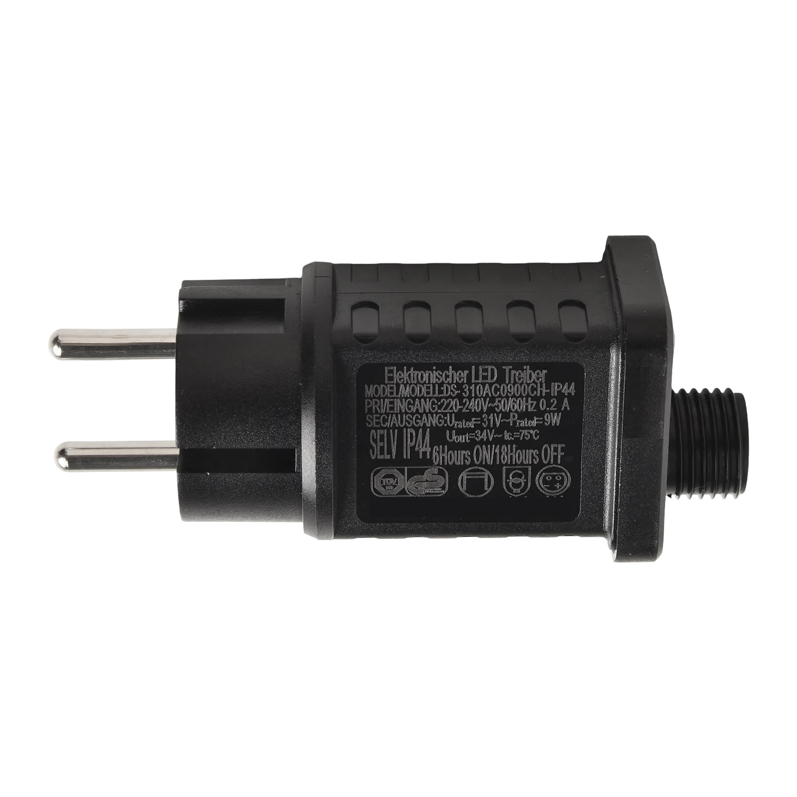 31 В 9 Вт светодиодный трансфо – обзор и цена Outdoor Power With Timer