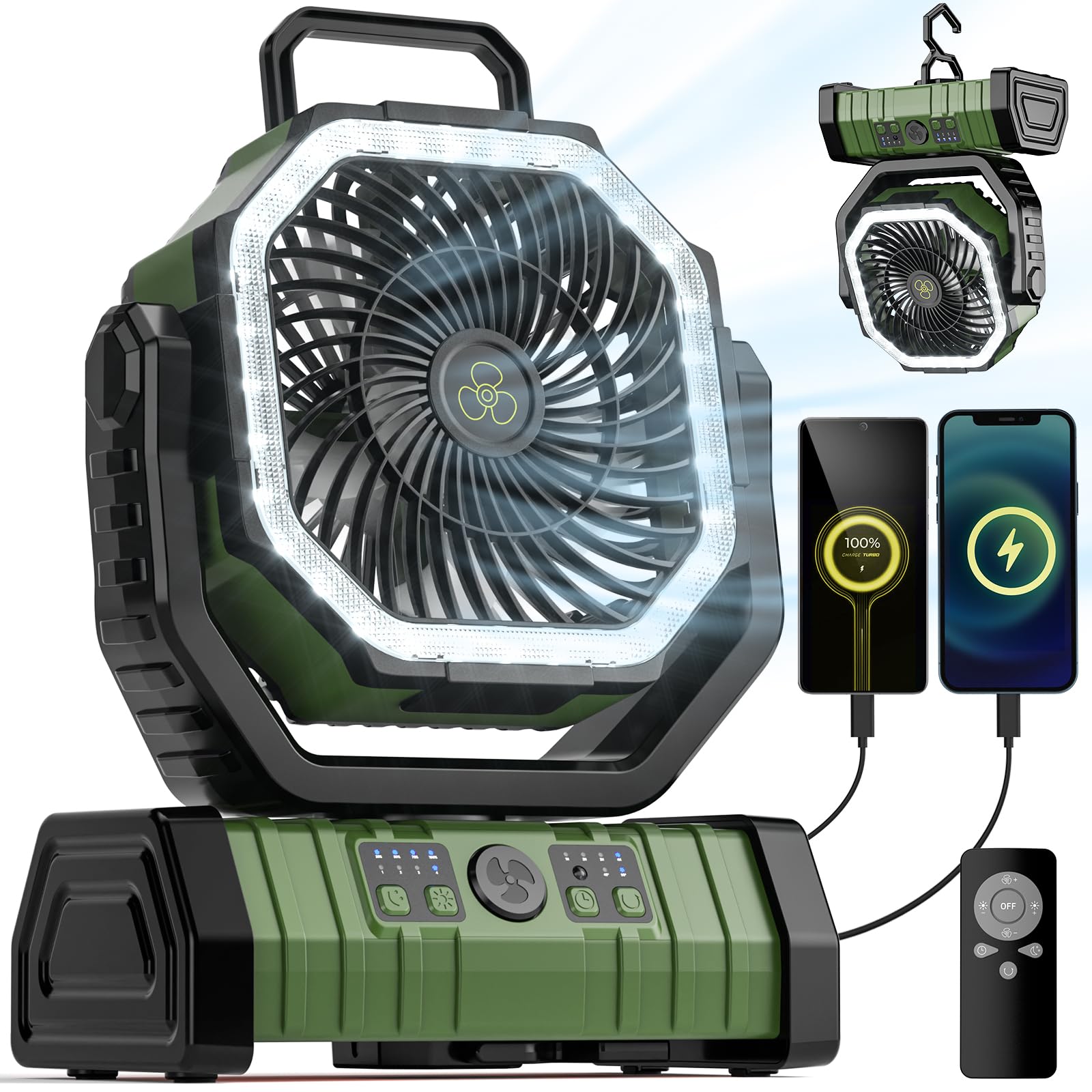 Вентилятор для кемпинга, 20000 – обзор и цена Outdoor Power With Timer