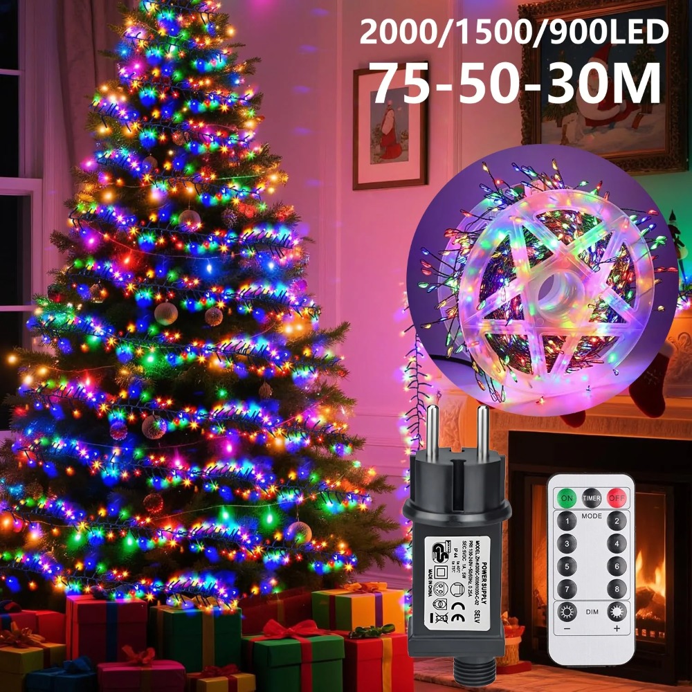 Светодиодные рождественские ги – обзор и цена Outdoor Power For Xmas Lights
