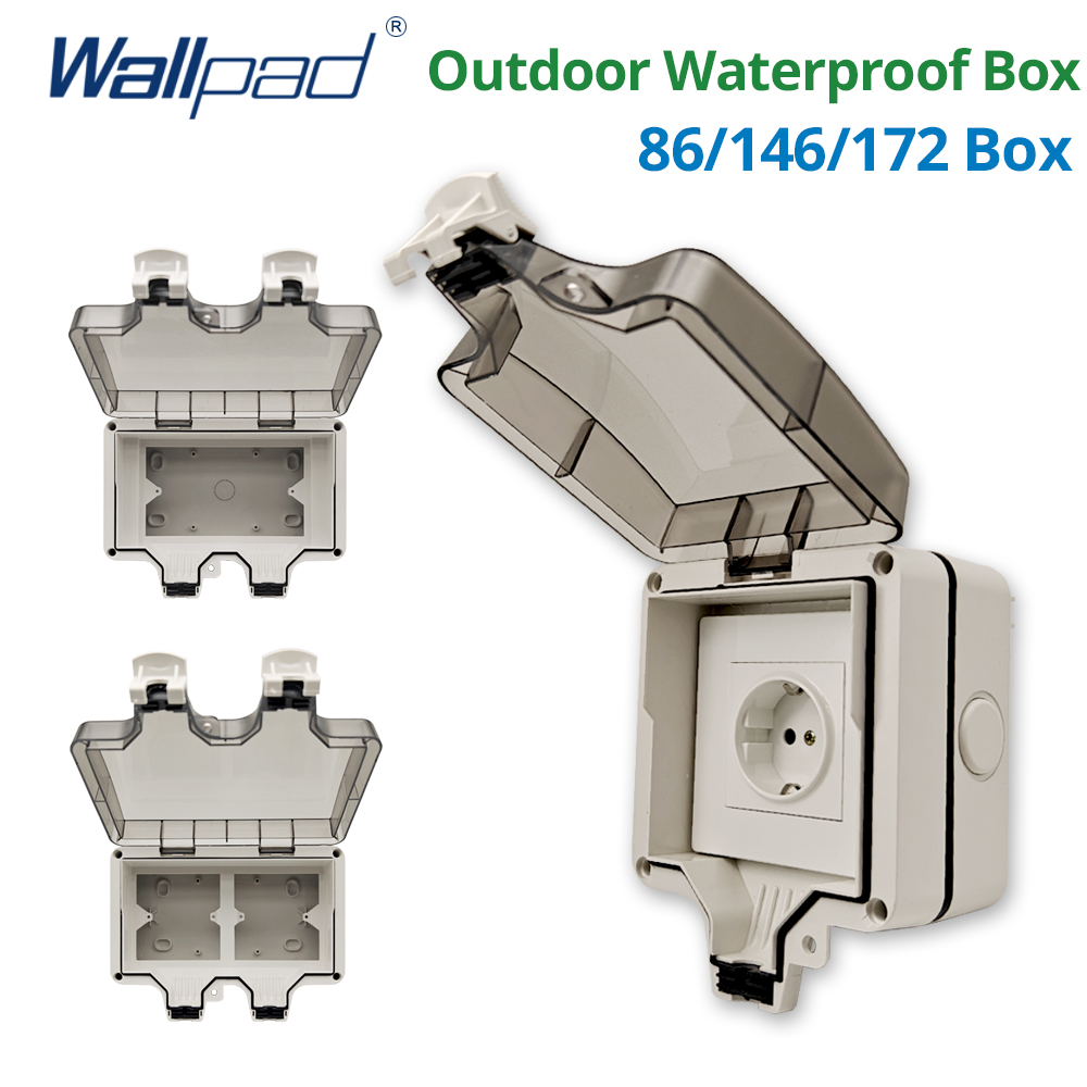 Wallpad IP66 пылезащитный водо – обзор и цена Outdoor Power Socket