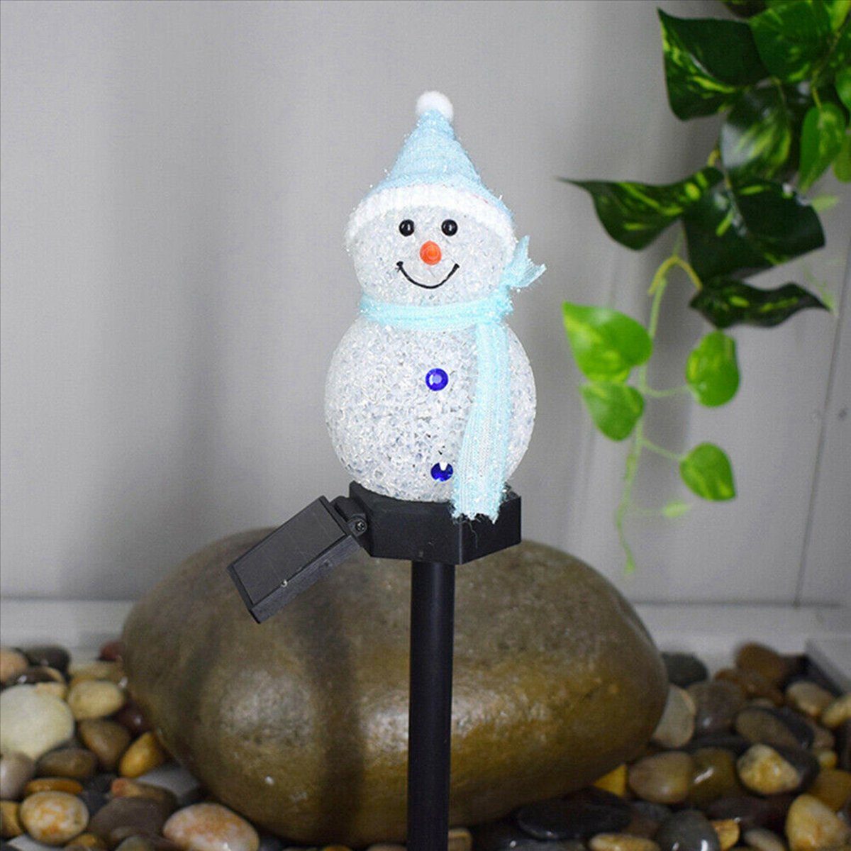 Солнечные светильники-снеговик – обзор и цена Outdoor Power For Xmas Lights