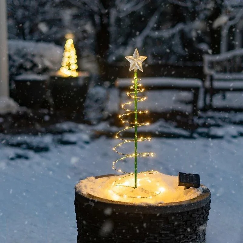 Солнечные светодиодные светиль – обзор и цена Outdoor Power For Xmas Lights